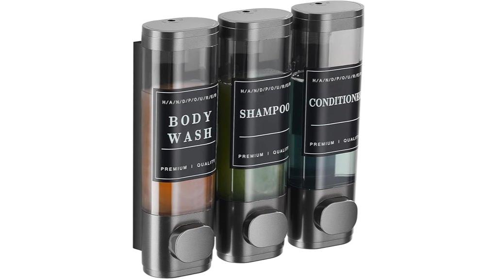 wall mounted shower soap dispenser