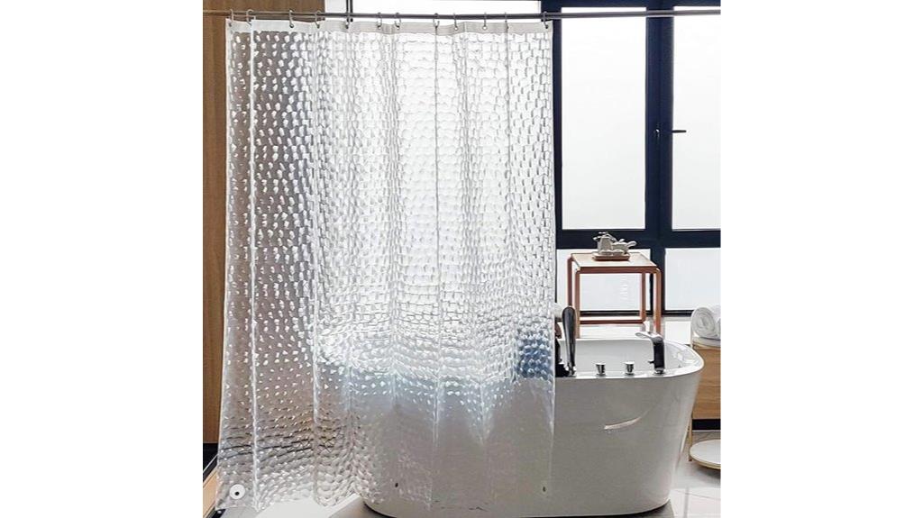 water repellent shower curtain