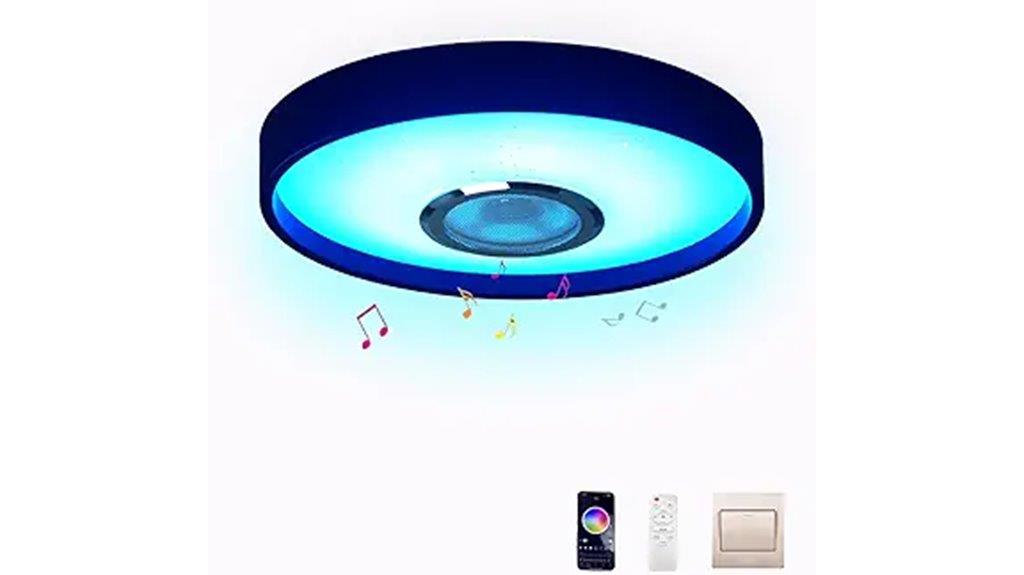 waterproof bluetooth shower light