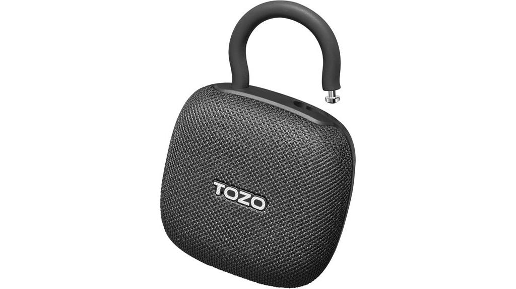 waterproof bluetooth speaker with carabiner
