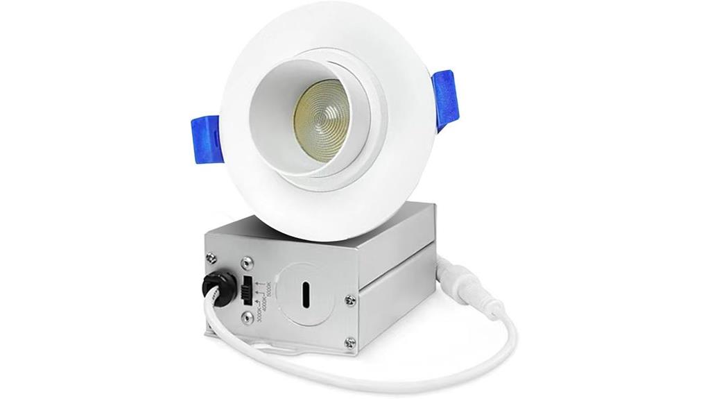 waterproof cob shower light