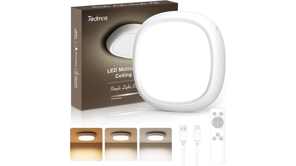 waterproof motion activated shower light