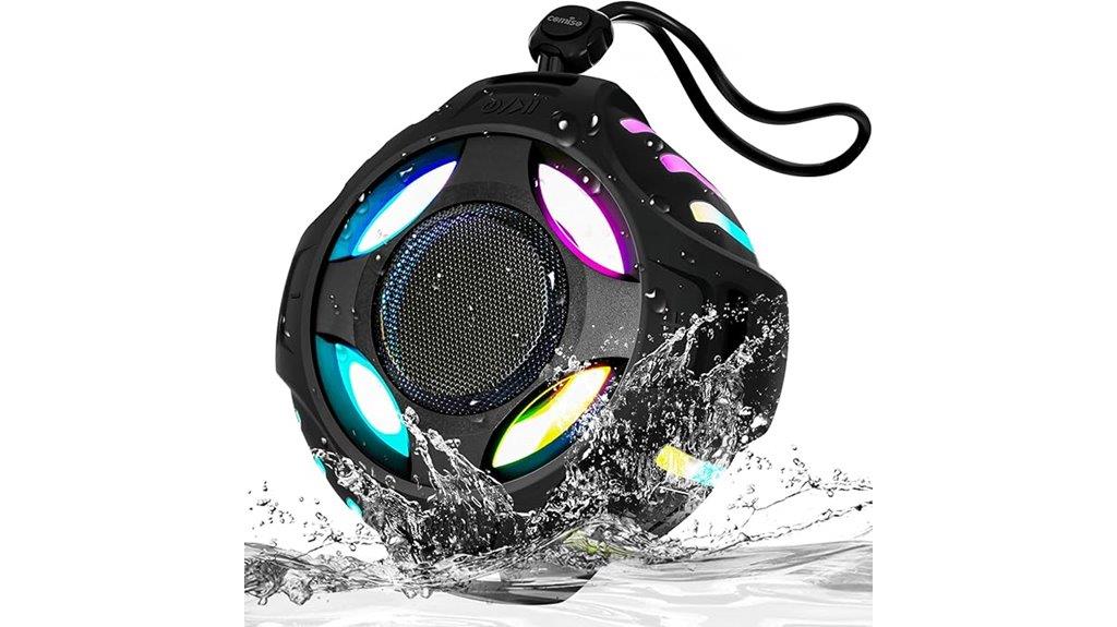 waterproof portable speaker with bass