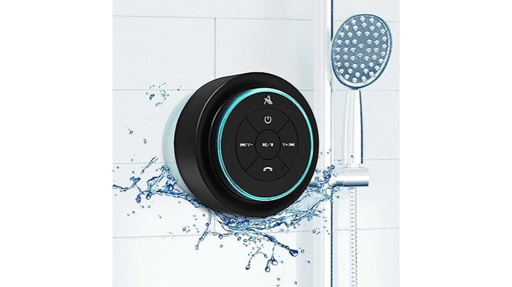 waterproof shower speaker 12h