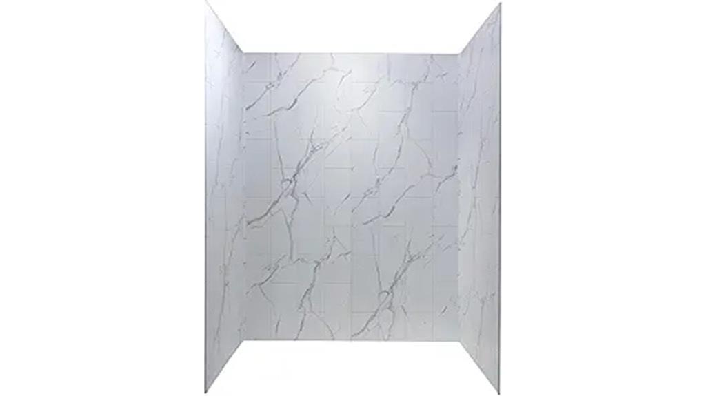 waterproof vinyl shower kit