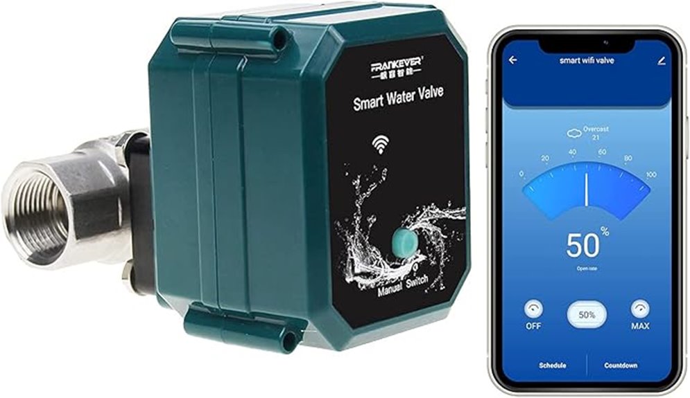 wifi controlled faucet timer