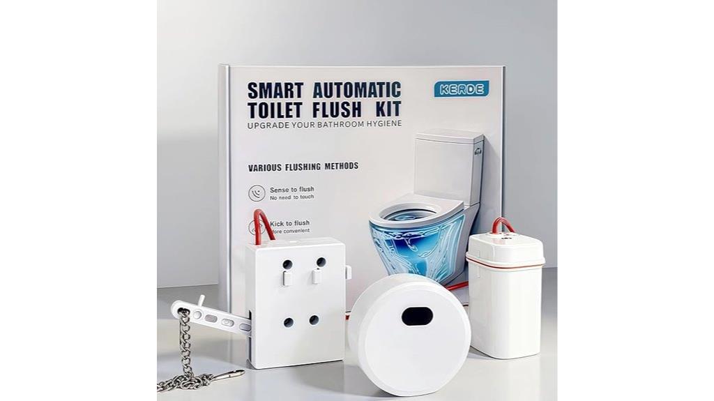 wireless touchless flushing kit