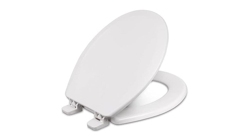 wooden round toilet seat
