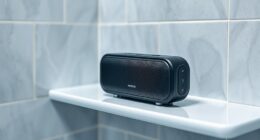 bathroom waterproof speaker setup