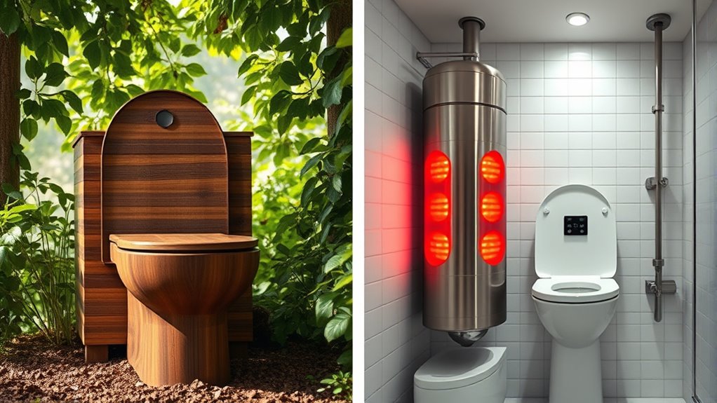 compare composting versus incinerating