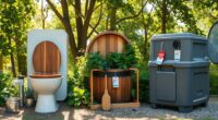 composting toilet costs and types