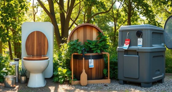 composting toilet costs and types