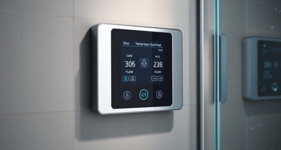 customizable shower temperature