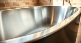 durable steel bathtubs conduct heat