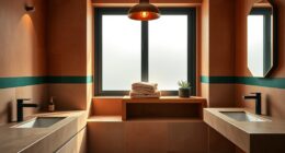 earthy tones bold accents