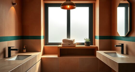 earthy tones bold accents