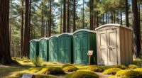 eco friendly outdoor portable toilets