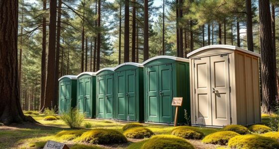eco friendly outdoor portable toilets