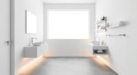 efficient minimalist bathroom design