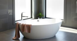 elegant curved bathtub design