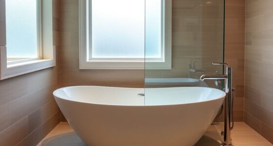 freestanding tub shower combo