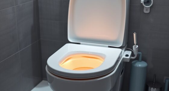 heated seat with night light