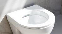 hygienic easy clean rimless toilets