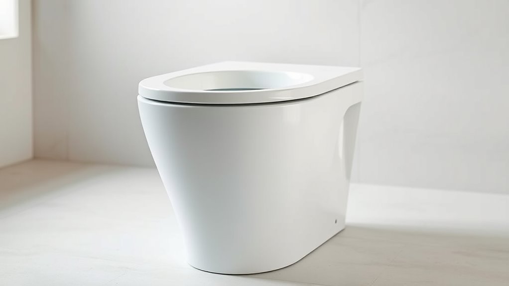hygienic water saving rimless toilets