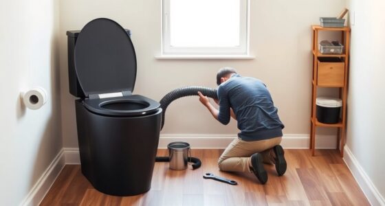 install composting toilet properly