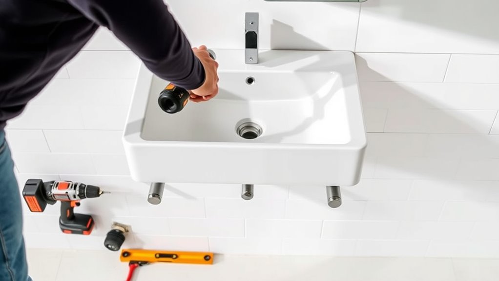 measure level secure finish