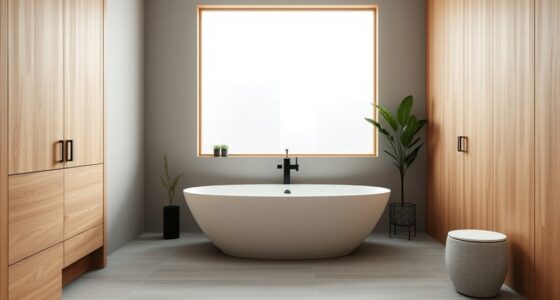 minimalist fusion bathroom design