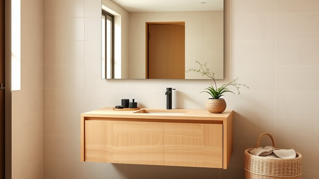 minimalist natural spa decor