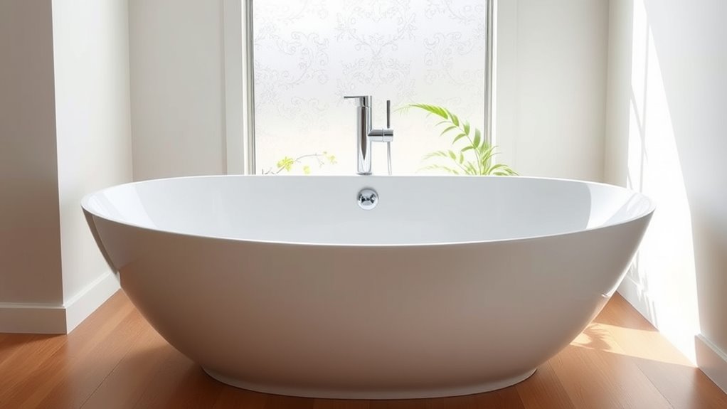 modern sleek bathing sanctuary