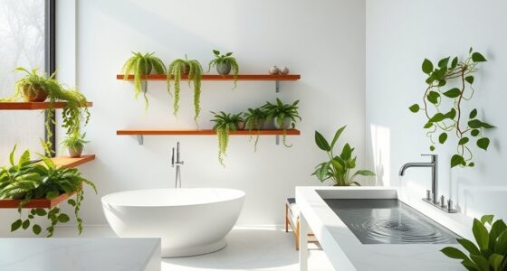nature inspired bathroom elements
