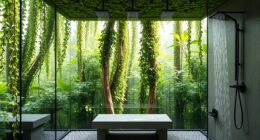 nature inspired shower design