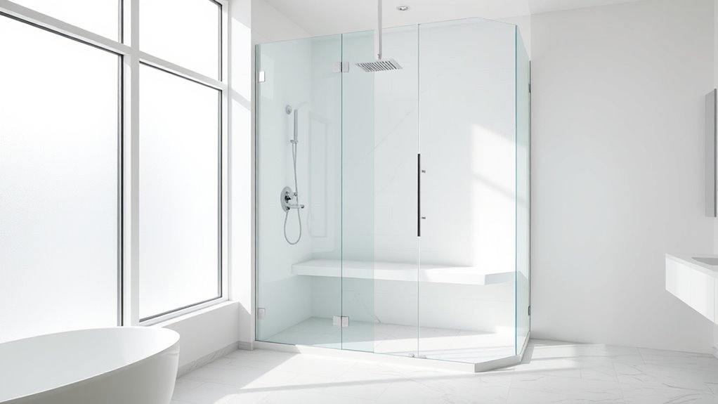 open shower design tips