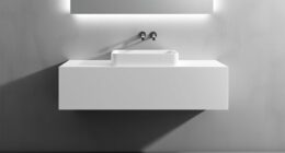 sleek space saving vanities