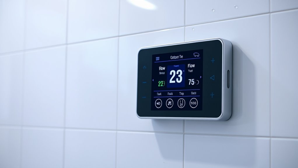 smart eco friendly shower control