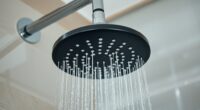 spa quality rainfall showerhead