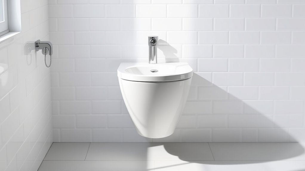 stylish compact wall toilets