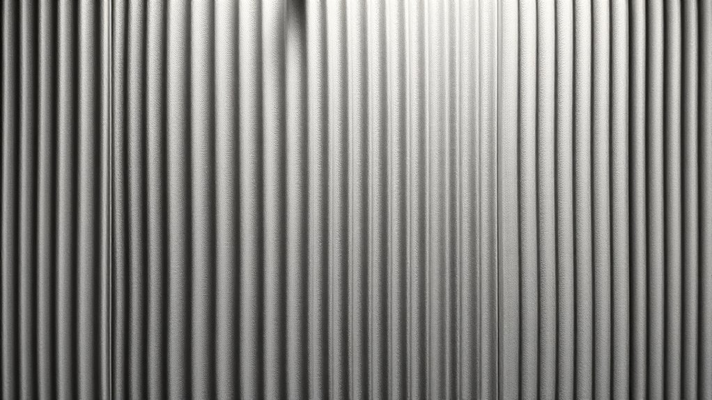 textured fluted shower walls