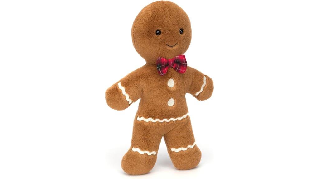 cute gingerbread fred stuffed toy