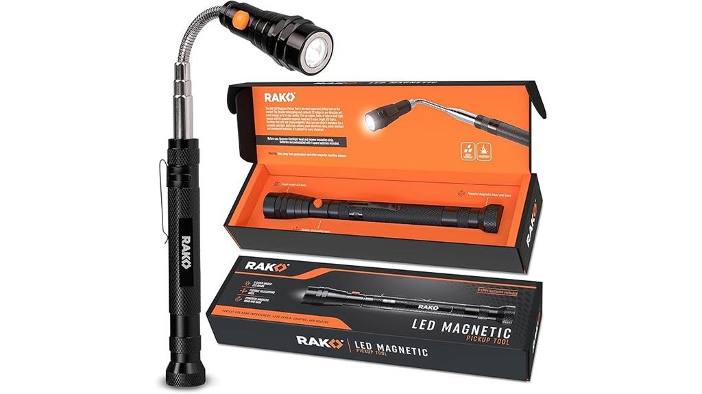 magnetic led extendable tool