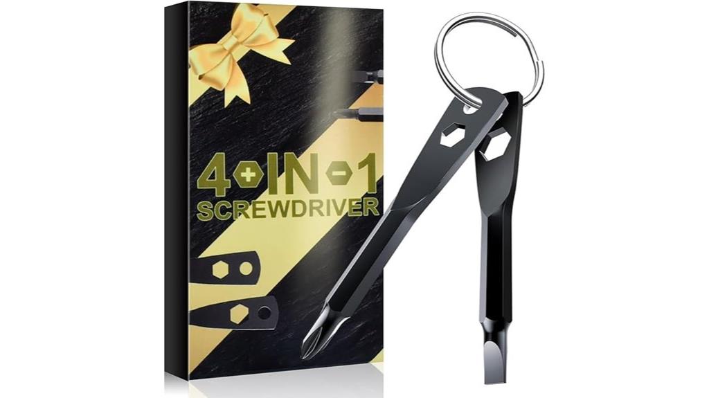 men s 4 in 1 keychain screwdriver