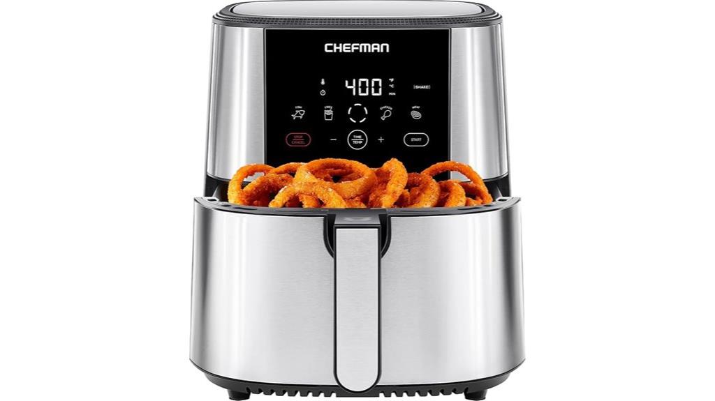 stainless steel touch air fryer