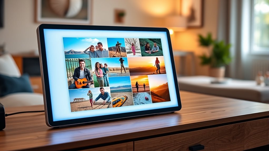 top email enabled digital frames