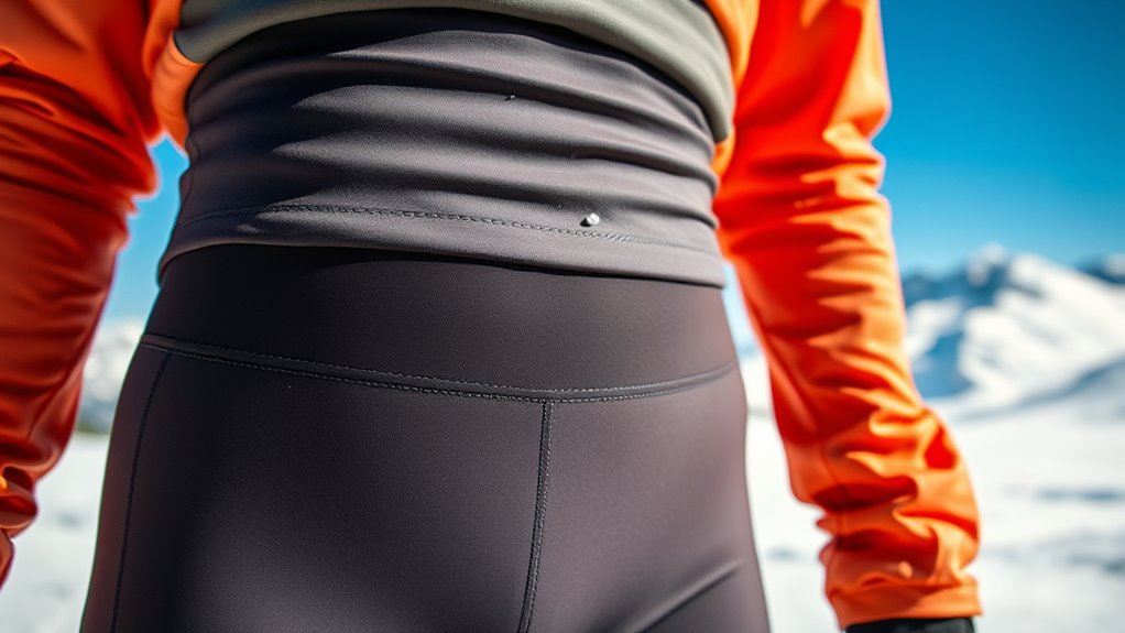 warm moisture wicking layered fit