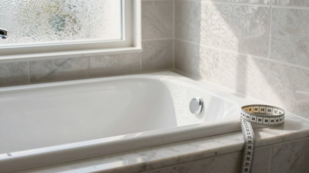 alcove tub dimensions guide