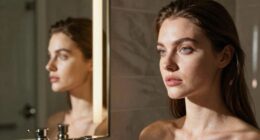 backlit mirrors enhance reflection