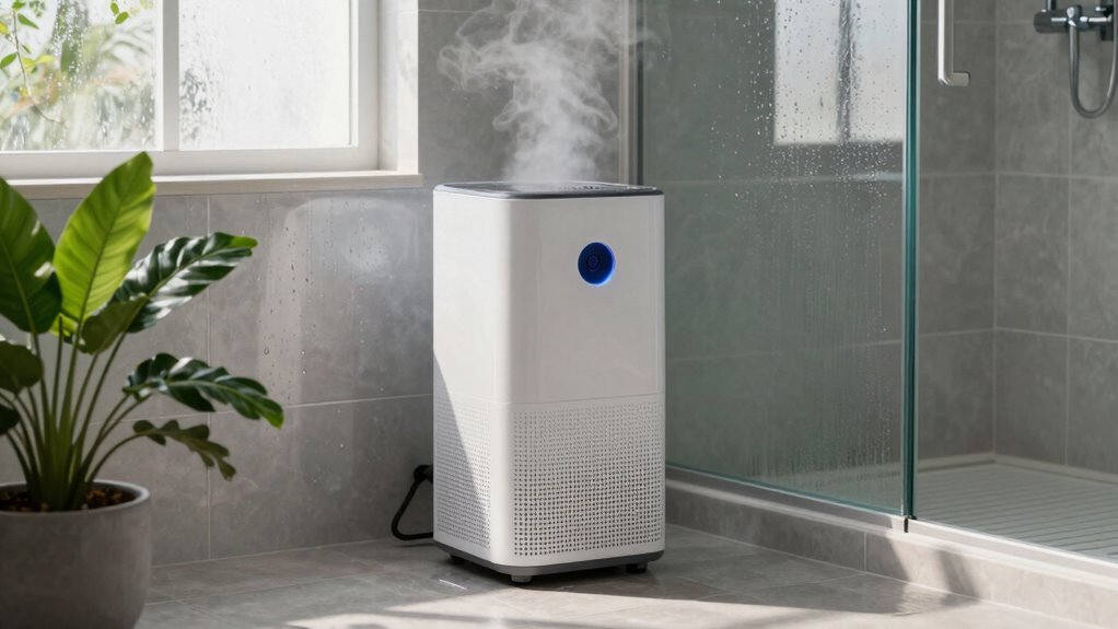 dehumidifiers enhance bathroom air quality